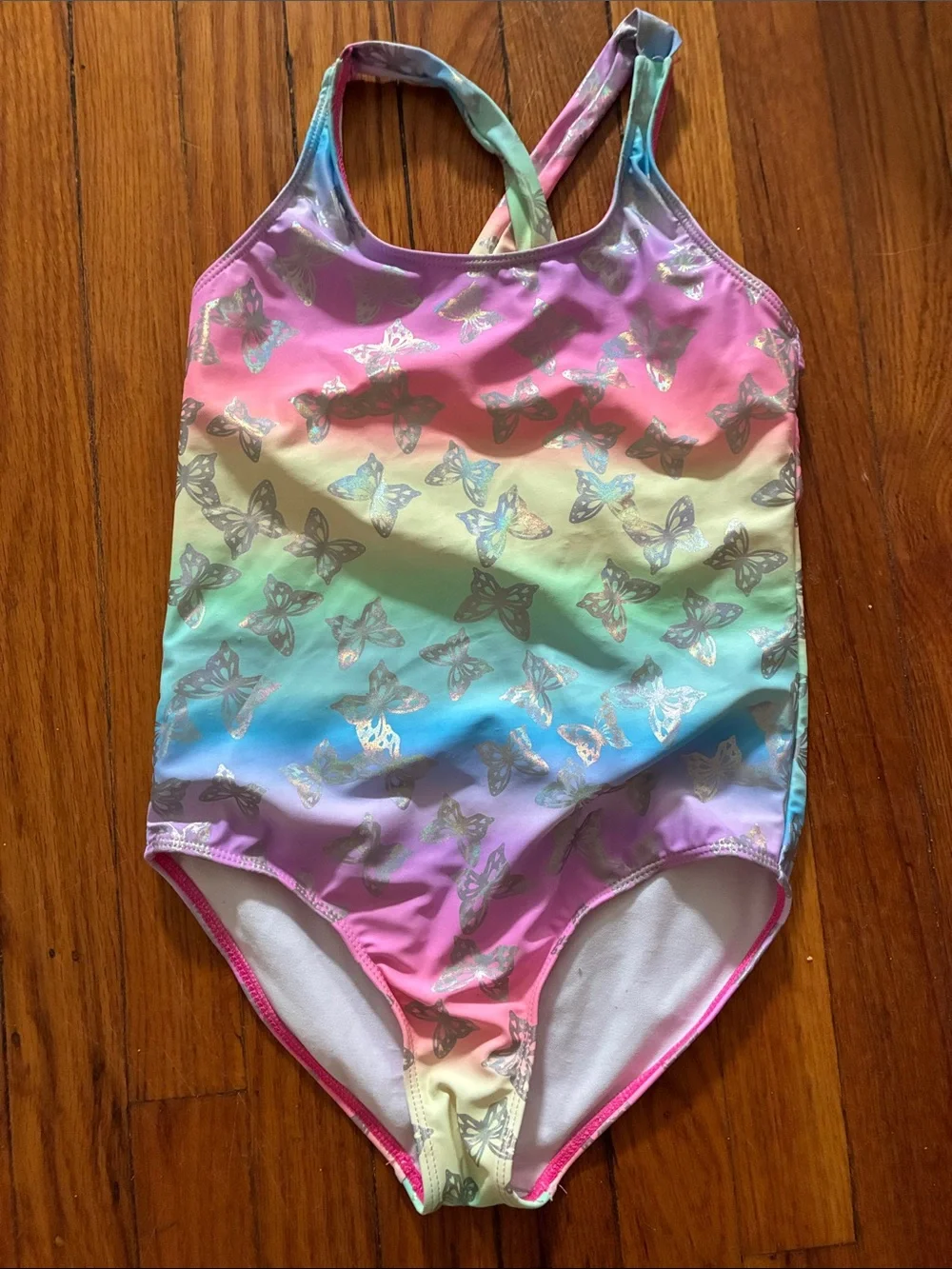 Girls One-Piece Butterfly Swimsuits